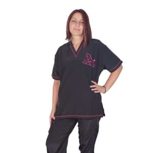 Blusa manica corta rosa